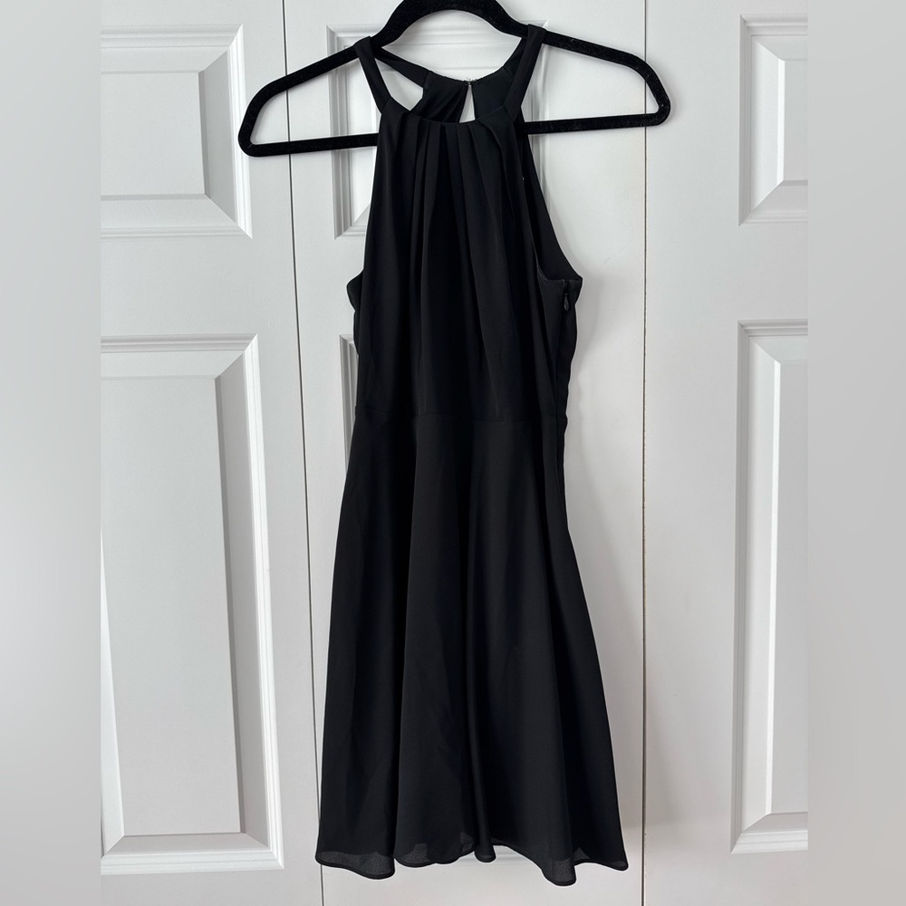 Express Black Halter Dress
